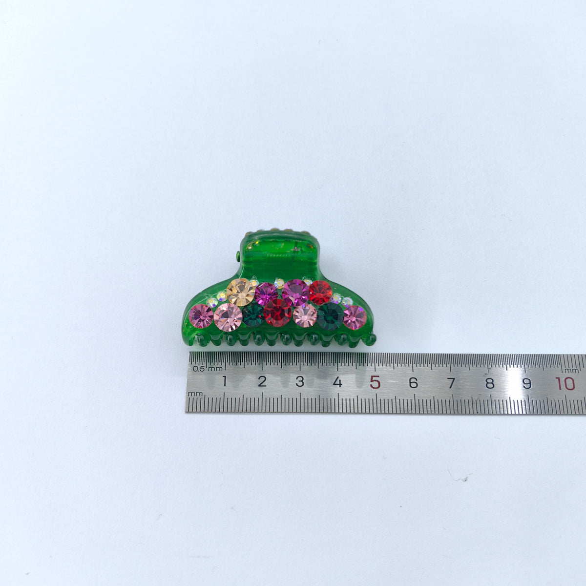 5cm Crystal Hair Claw Clip - Elegant Non-Slip Medium French Barrettes